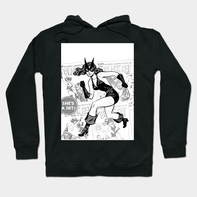 BLACK CAT 6 Hoodie by impacteesstreetwear